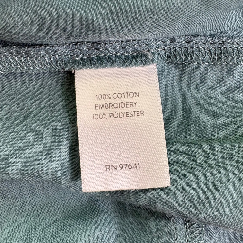 J Jill Embroidered Tunic Top W S Petite Boho Lightweight Artsy Coastal Travel - Picture 5 of 9